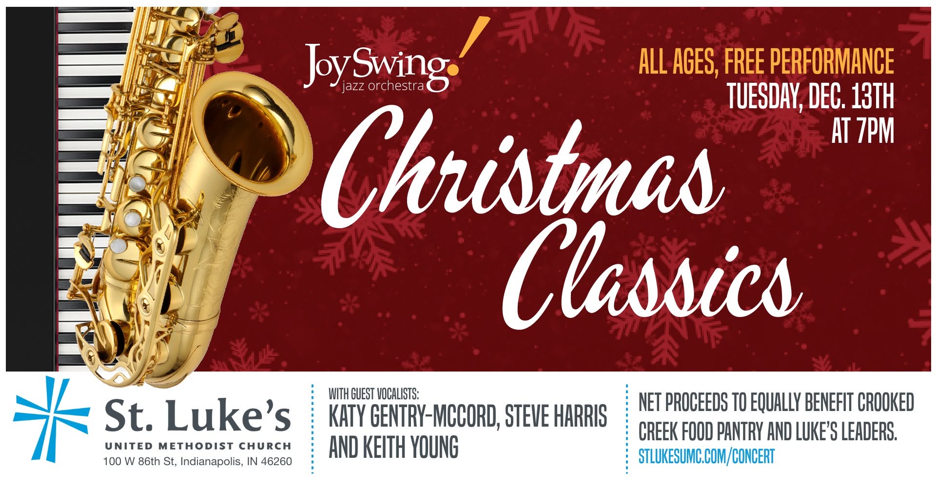 JoySwing Jazz Orchestra Christmas Classics event graphic